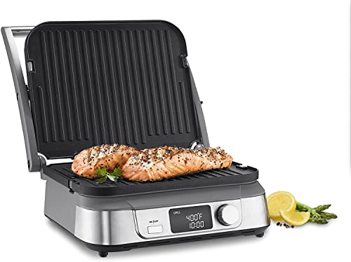Cuisinart Gr-5Bp1 Electric Griddler Five, Enjoy 5-In-1 Functions, Lcd Display, Wide Temperature Range And Sear Function, Stainless Steel #TOP2