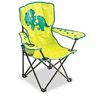 PlumbEZ Quest Kids Animal Camping Chair – Dinosaur Design – Lightweight Folding Children