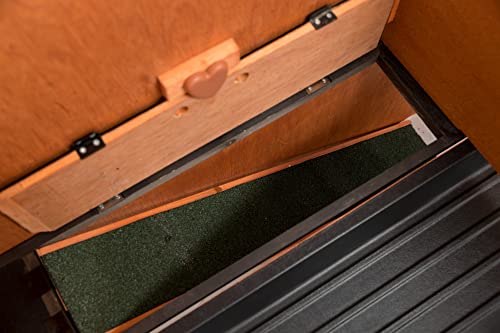 Trixie 62321 natura Kleintierstall mit Freilaufgehege, 124 × 102 × 78 cm, braun