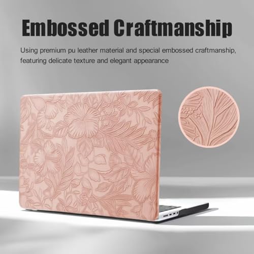 Carcasa MacBook Air 13 M1 rosa evita suciedad y golpes en teclado 3