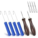 Feekoon Fish Venting Tool, Venting Kit for Deep Sea Fish with Hook Remover and Stainless Steel Needle, Fishing Tackle for Saltwater Fishing Release and Return (10 Pcs)