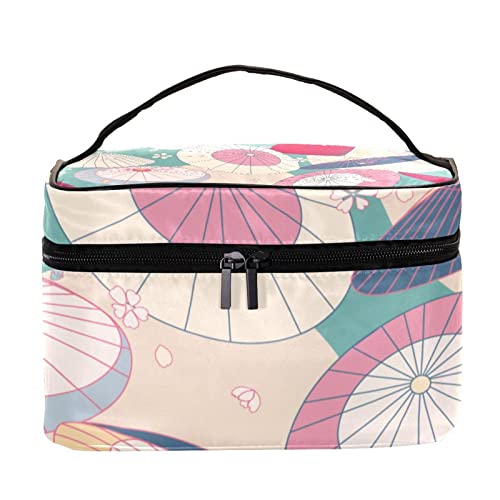 Trousse de voyage cosmétique pour femme poésie des cerisiers japonais