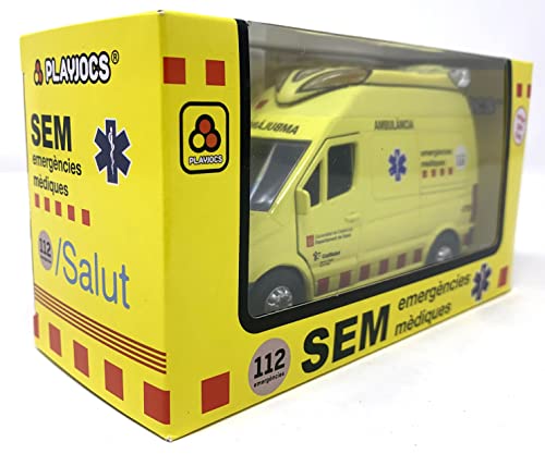 PLAYJOCS SEM GT-8016 Ambulància, Yellow, 12 cm - Image 3