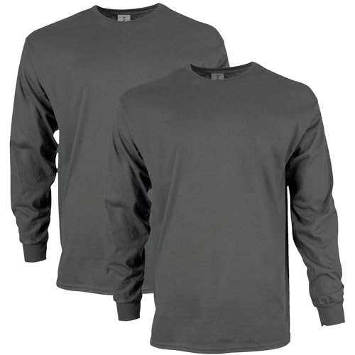 Image of Gildan Adult Ultra Cotton Long Sleeve T-Shirt, Style G2400, Multipack