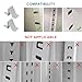 10 Pcs Shelf Clips, Stainless Steel Adjustable Shelves Brackets, Heavy Duty Metal Shelving Supports Clip for Adjustable Shelf Pilasters, Compatible with Sandusky Metal Cabinet, Silver