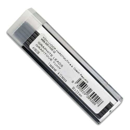 Mina Grafite 2.5mm 9cm 3B c/12 Koh-I-Noor (4190)