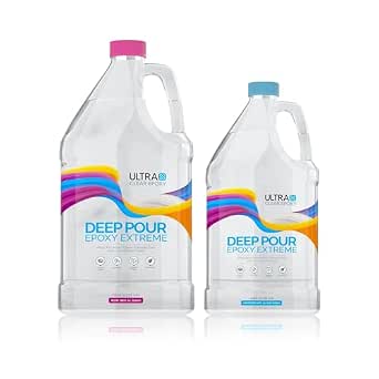 UltraClear Deep Pour Epoxy Resin 3 Gallon Kit for River Tables & Casting