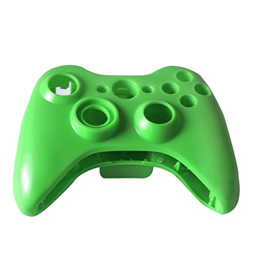 Xbox 360 Controller Shell - Replacement Buttons Thumbsticks Custom Cover Case Kit for Xbox 360 Wireless Controller - Green Xbox 360 Controller Shell - Replacement Buttons Thumbsticks Custom Cover Case Kit for Xbox 360 Wireless Controller - Green