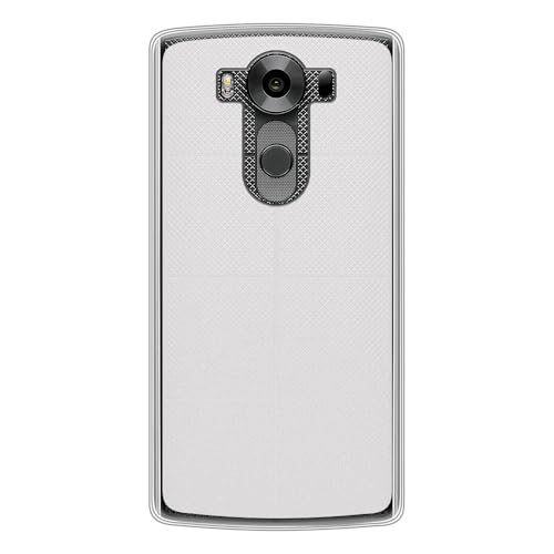 Shantime Soft Case Compatible with LG V10, Slim Shockproof Bumper Protective Back Cover, Anti-Scratch Flexible Shell, Grip-Friendly(White)