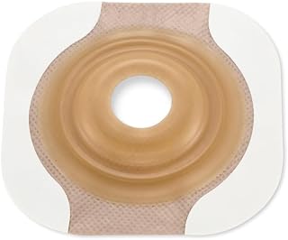 Hollister 11702 CeraPlus Soft Convex Skin Barrier, 5 Pack, Cut-to-Fit Up to 1” – Flange Size 1-3/4”, Green Color Code, Adhesive Skin Barrier