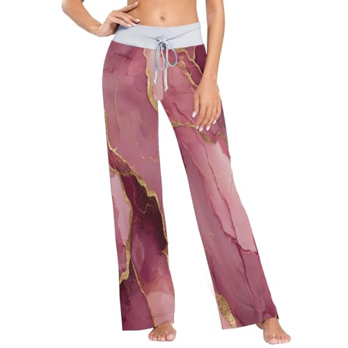 Pantalon de pyjama femme coton doux GuoChe pour dormir sans gêne