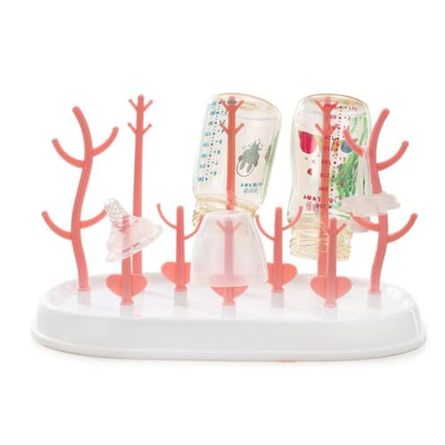 Warmhm Séchoir pour Biberons Casier à Biberon Égouttoir Multifonction avec Plateau Inférieur Amovible