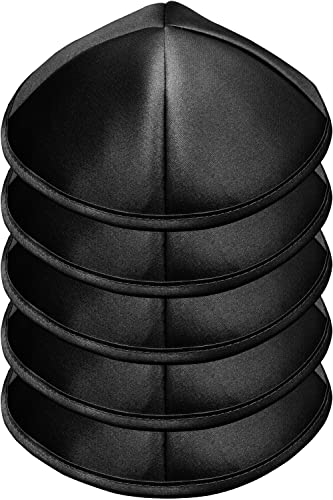 Image of Pack of 5-Pcs - Hq Satin /Linen /Velvet /Raw Silk /Suede Kippah for Men, Yamaka Hat Designed in Israel - Kippot Bulk