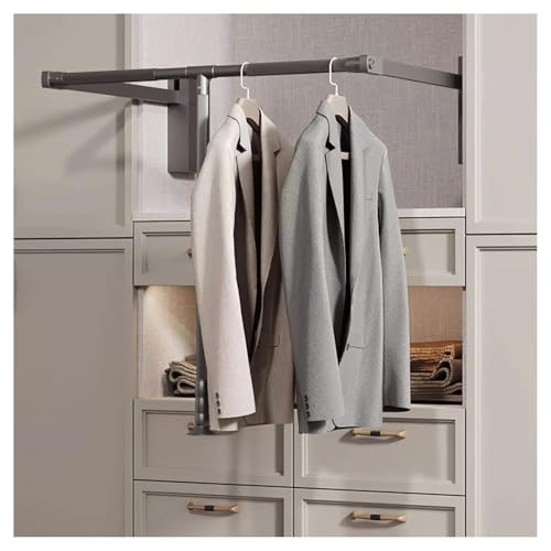 Tringle à vêtements rabattable de placard : fini le manque de place pour ranger
