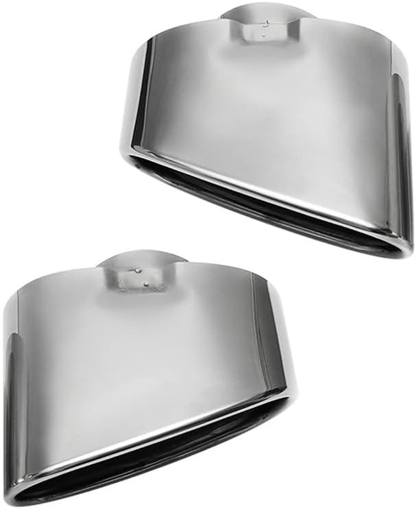 に適合する X5 E70 2000-2016用 デュアルエキゾーストチップマフラー 後尾喉部