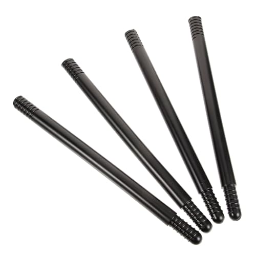 STOBAZA 4pcs Halloween Witch Broomstick Accessories Householde Broom Rods Witch Broom Pole Replacement Witch Broom Handle Wizard Broom Stick Wicked Broom Sticks Wicked Broom Rod Plastic