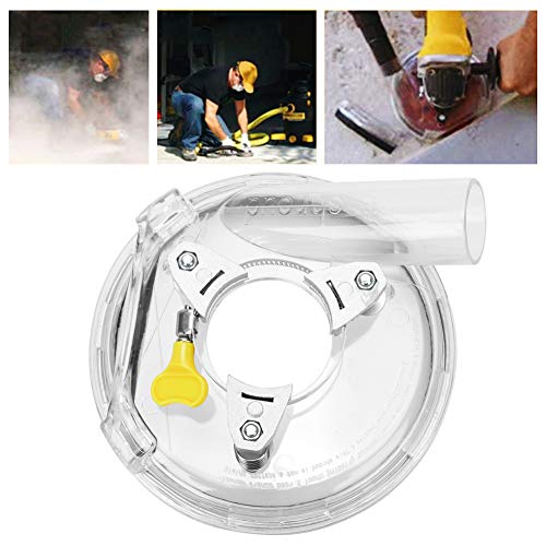 Cubierta de polvo transparente Molilla kit de mortaja para amoladora 8