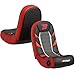Price comparison product image BraZen Python Kids Gaming Chair For Kids Foldable Floor Rocker Bluetooth Compatible Two Audio Speakers Video Games Chairs Junior Foldable Floor Rocker - Red