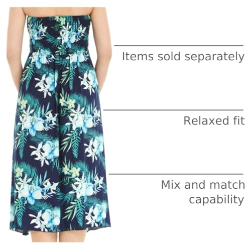 Image of Matchable Couple Hawaiian Shirt or Dress Signature Prints Orchid Breeze | Sold Individually; Matchable Couple Collection; Soft Comfortable Fabric; Signature Tropical Prints; Vacation Ready