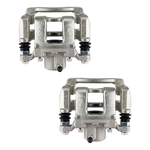 Image of KAX Brake Caliper Assembly Compatible for Sonata 2011-2015 Optima 2011 2012 2013 2014 2015 2.4L with Bracket Rear Left&Right(1 Pair)