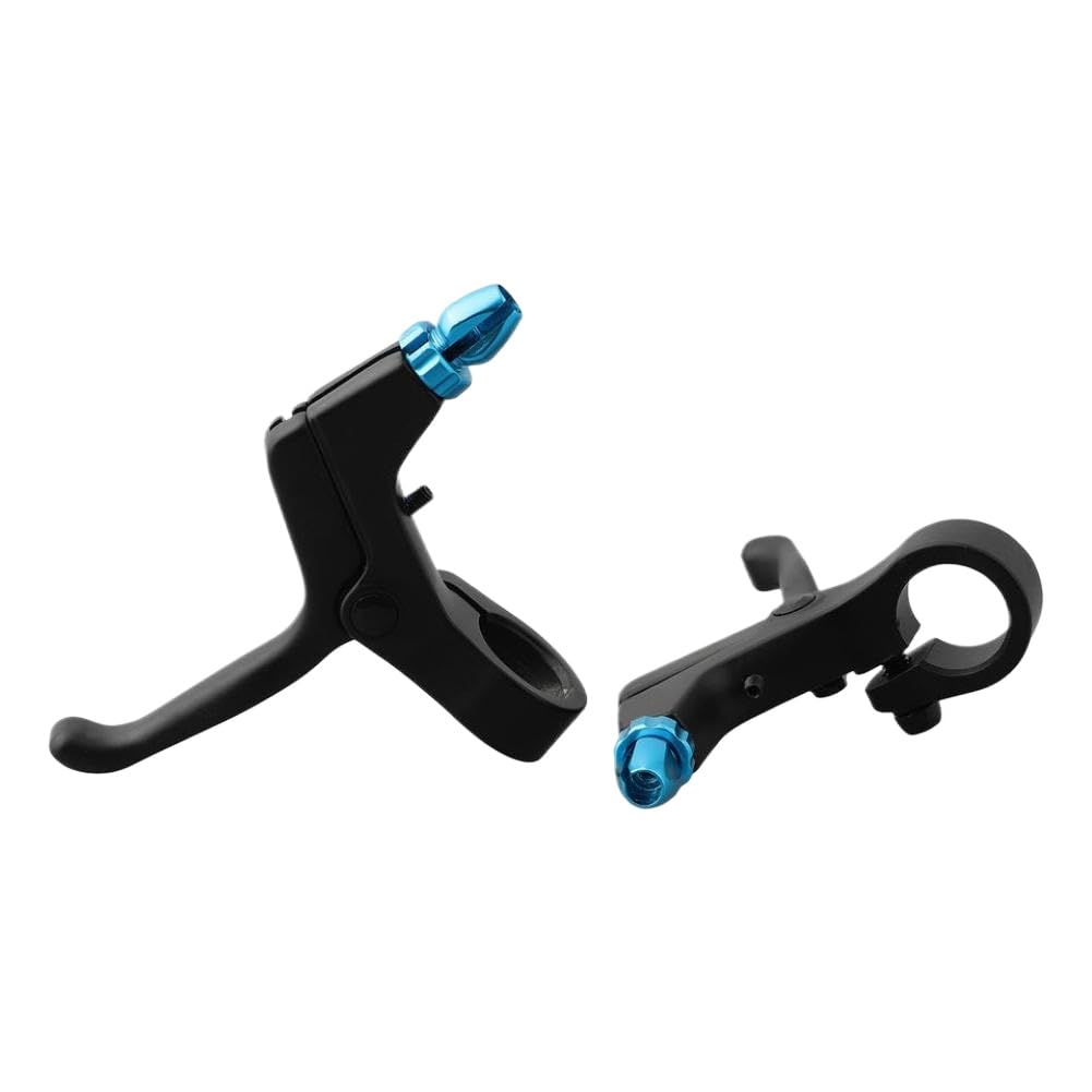 Zkrgzbbnr Blue 2 Finger Brake Levers Compatible With Mountain Bicycle Kid Bike Mtb Mechanical Disc Brakes Linear-Pull Brakes(Blue)