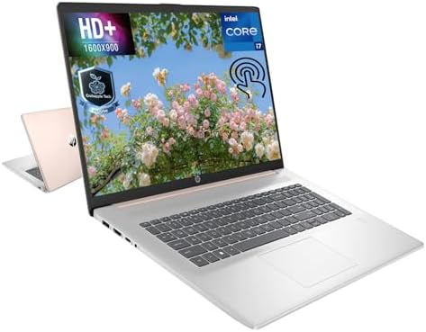 HP Essential 17.3" HD+ Touchscreen Laptop, Intel Core i7-1355U, U...
