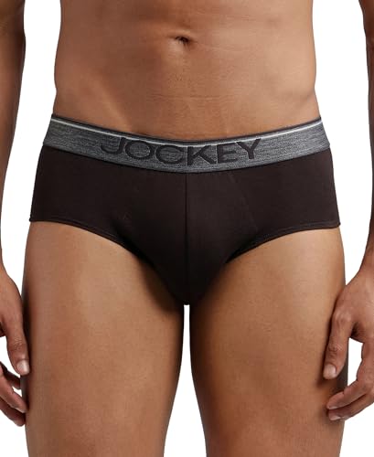 Image of Jockey 8037 Men Super Combed Cotton Solid Brief with Ultrasoft Waistband