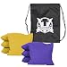 Cornhole Bags Set - 4 Purple & 4 Yellow
