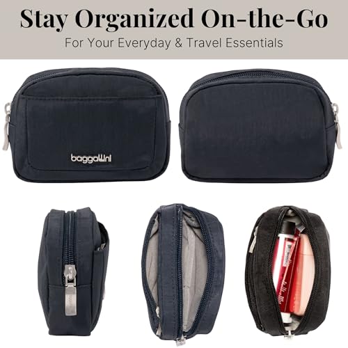 Baggallini Women's Pocket Cosmetic - Lightweight Bag - Travel Essentials Makeup Organizer Small/Mini4