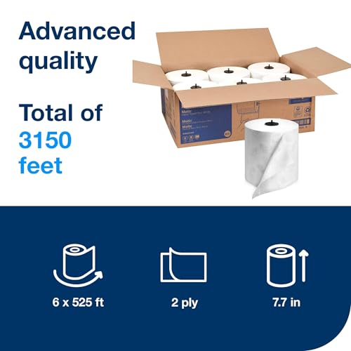 Tork Matic Hand Towel Roll, Advanced, H1, 6 Rolls x 525 ft - 290092A - image 2