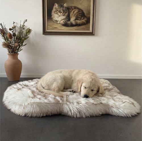 IHAPPYDOG Luxury Faux Fur Orthopedic Bed