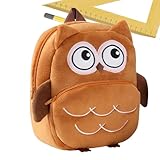 Generico Mochila animal para niños – Adorable búho de cartón suave y ligero | Mochila para niño | Para guardería, escuela materna, zoo, picnic, camping, senderismo y actividades al aire libre