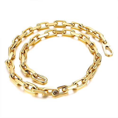 Collier en acier inoxydable de 72cm chaîne style urbain pour sublimer vos looks quotidiens