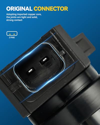 Image of PHILTOP Ignition Coil Pack and Iridium Spark Plugs Fits for Jeep 2009-2012 Liberty, 2009-2010 Grand Cherokee 3.7L, 2009-2010 Commander 3.7L, Dodge 2009-2011 Nitro 3.7L, 2009-2010 Ram 1500, 3PCS UF640