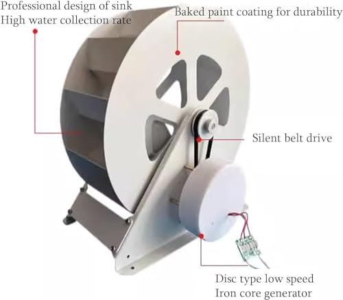 Roue à eau hydroélectrique 50W pour une électricité extérieure constante - 4
