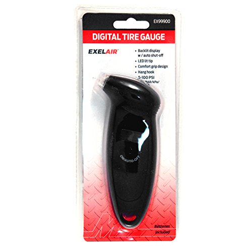 Exelair By Milton (Ex99900) Digital Tire Pressure Gauge , Black #TOP1