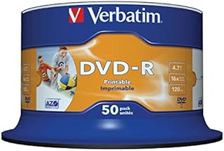 Verbatim 43667 8.5 GB 8x Dwuwarstwowy DVD-R do Druku Atramentowego, 25 Szt, Wrzeciono