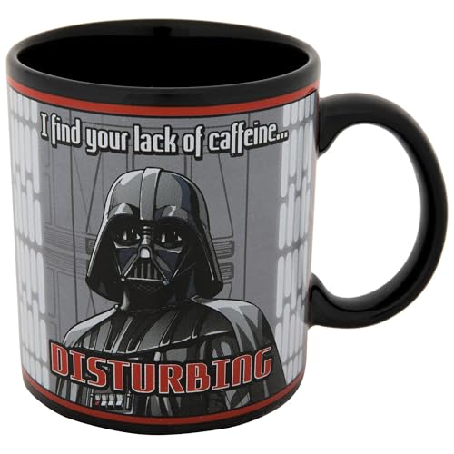Taza de cerámica con posavasos ICUP Darth Vader miniatura 6