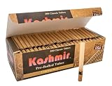 Kashmir Unbleached Cigarette Tubes - Classic Cigarette Tubes for a Pure and Smooth Taste with Highes
