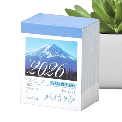 Mini calendario 2026, planificador diario para organización, papel grueso con guía de fecha, rastreador de horario compacto, calendario diario 2026 para el hogar, escuela, oficina, viajes, Navidad Mini calendario 2026, planificador diario para organización, papel grueso con guía de fecha, rastreador de horario compacto, calendario diario 2026 para el hogar, escuela, oficina, viajes, Navidad