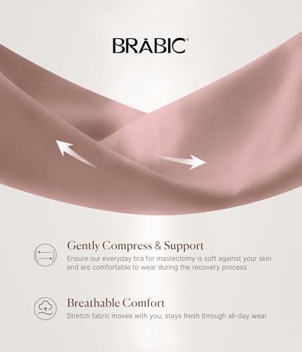 Image of BRABIC Zip Front Closure Everyday Bras for Women Post Sugery Compression