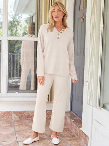 Image of LILLUSORY Women's 2 Piece Oversized Slouchy Matching Lounge Sets