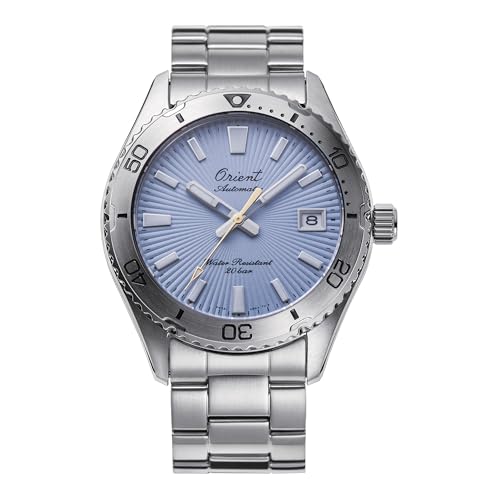 Orient Mako 75th Anniversary Limited Edition Automatik blaues Zifferblatt Stahlband Herrenuhr RA-AC0Q12L30B