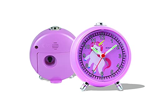 Sveglia per bambini senza ticchettio, sveglia per