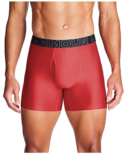 Image of Under Armour mens Multi-pack Performance Tech Boxerjock Brief, 6 inch Inseam, All-day Comfort & Soft
