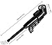 Black 105 Degree Right Angle Drill,Multifunction Right Steel Angle Driver Angle Extension Power Screwdriver Drill with 1/4