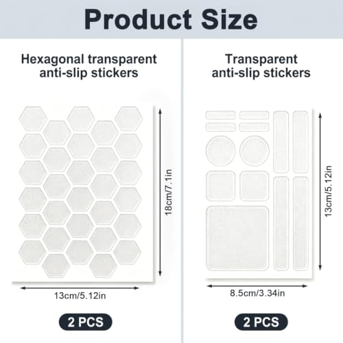 Image of ZORBES 4 Pack Universal Pre Cut Grip Tape Stickers with Adhesive Anti Slip PEVA Grips for Phones Keyboards Mice Game Controllers DIY Use Smooth Surfaces