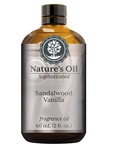 sandalwood vanilla fragrance oil 60ml for cologne beard oil diffusers soap making candles lotion home scents linen spray bath bombs