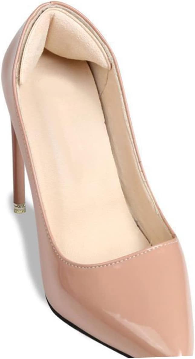 Gatuida 16pairs Lip-Shaped Heel Cushions Soft Back Heel Pads Wear-Resistant Grip Liners Sneakers and Sandals Comfort and Durability and Skin Tone