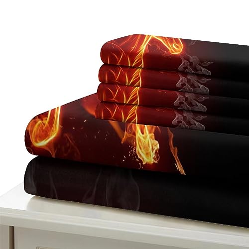 Housse de couette cheval anti-transpiration et douce pour le lit - 6